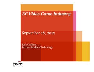 BC Video Game Industry