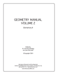 Geometry Manual II TOC