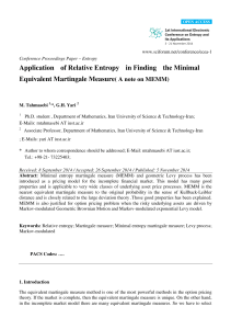 Application of Relative Entropy in Finding the Minimal Equivalent