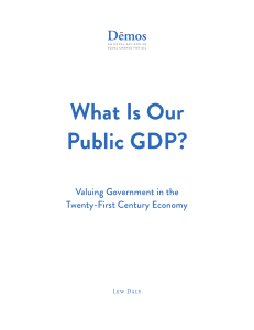 What Is Our Public GDP?