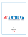 A Better Way: Our Vision for a Confident America