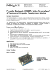 Propeller Backpack (#28327): Video Terminal and A/V