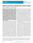 Blanket peat biome endangered by climate change