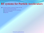 RF systems for Particle Accelerators II