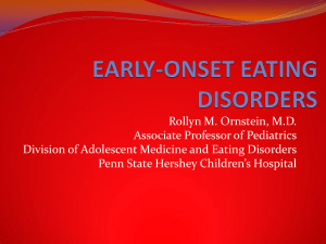 eating disorders in the younger child: is it really an ed?