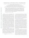 Field-Induced Gap in a Quantum Spin