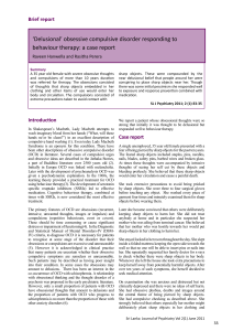 a case report - Sri Lanka Journal of Psychiatry