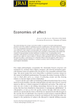 Economies of affect - University of the Pacific