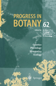 (Progress in Botany 62) Prof. Dr. Walter Eschrich (auth.)