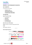 SESSION 6: ELECTROMAGNETIC RADIATION KEY CONCEPTS: X