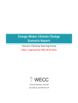 Energy-Water-Climate Change Scenario Report