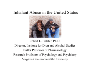 Inhalant Abuse - American Psychological Association