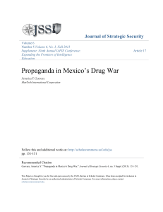 Propaganda in Mexicoâ•Žs Drug War