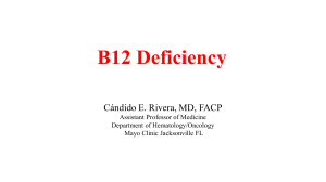 B12 Deficiency