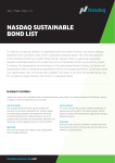 NASDAQ SUSTAINABLE BOND LIST