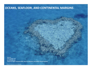 oceans, seafloor, and continental margins