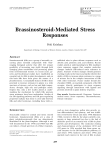 Brassinosteroid-Mediated Stress Responses