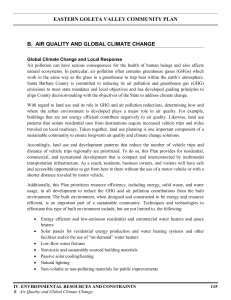 Air Quality and Global Climate Change