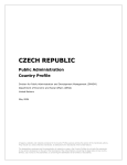 Czech Republic Public Administration Profile