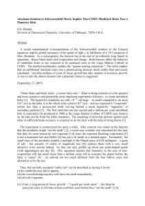 Abraham-Solution to Schwarzschild Metric Implies