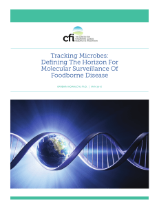 CIDT Report 2015 - Center for Foodborne Illness Research