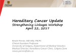 Hereditary Cancer Update – Dr. Renee Perrier