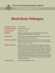 Blood Borne Pathogens - College of Physicians and Surgeons of