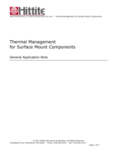 Thermal Management for Surface Mount