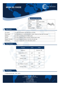 IRON (III) OXIDE