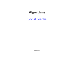 Algorithms Social Graphs
