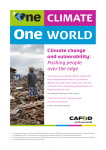 Climate change and vulnerability: Pushing people over the