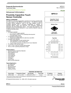 MPR121 datasheet