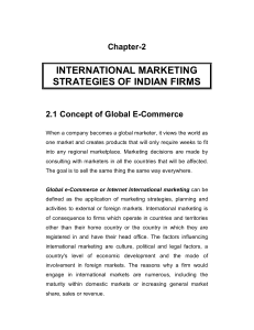 international marketing strategies of indian firms