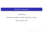 Models of asteroids