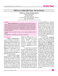 Hibiscus sabdariffa Linn. An overview