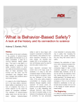 What is Behavior-Based Safety?