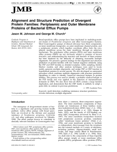 Alignment and Structure Prediction of Divergent Protein Families