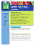 44 Drugs for Asthma and Other Bronchoconstrictive