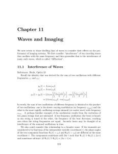 11: Waves and Imaging