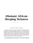 (Human) African Sleeping Sickness