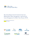 Recommendations for Environmental Services, Biohazardous Waste