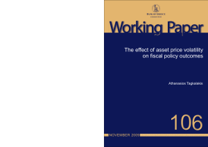 The effect of asset price volatility on fiscal policy outcomes