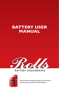 Rolls Battery User Manual