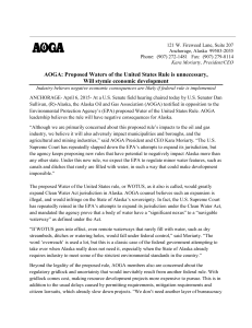 Press Release - Alaska Oil and Gas Association