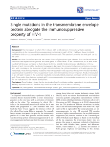 Single mutations in the transmembrane envelope protein abrogate