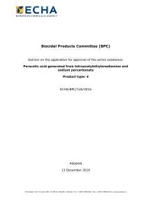 Biocidal Products Committee (BPC) - ECHA