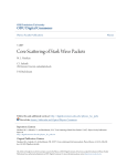 Core Scattering of Stark Wave Packets