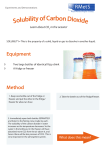 Solubility of Carbon Dioxide