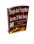 Simple and Forgotten Secrets of Well Being Book