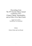 Proceedings from The 50th Societas Ethica Annual Conference